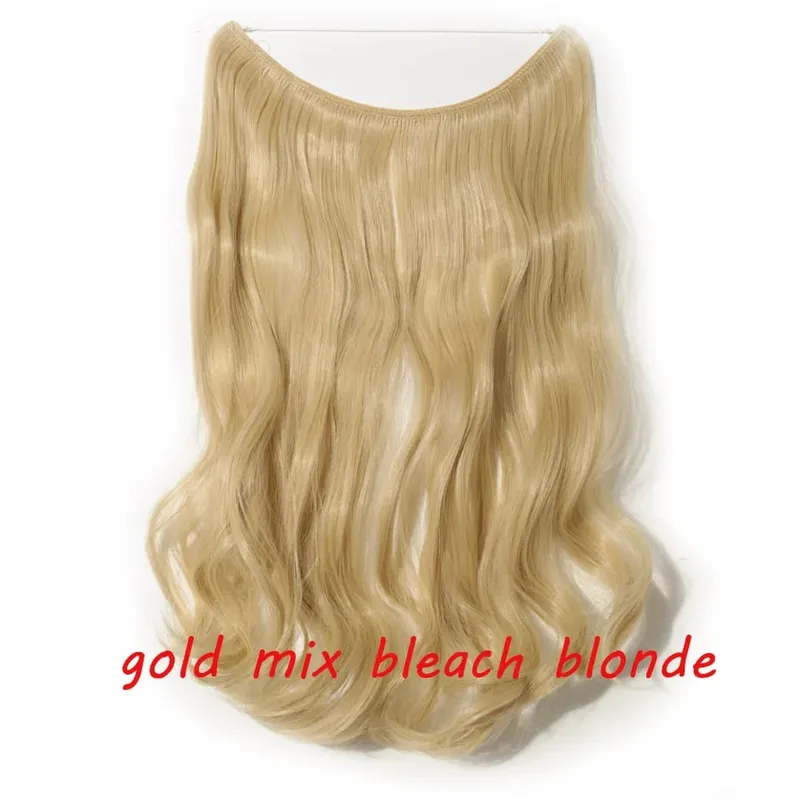 S-noilite 32 kleuren Synthetische Onzichtbare Draad Haarverlenging Clip In Vals Haar Haarstukjes Lange Hair Extensions Voor Vrouwen