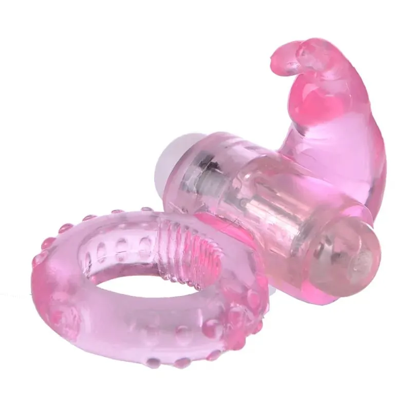rabbit shape cock ring Vibrating Powerful Vibrator delay Ejaculation penis ring adult sex toys for men Vibrate for Couples — image 1
