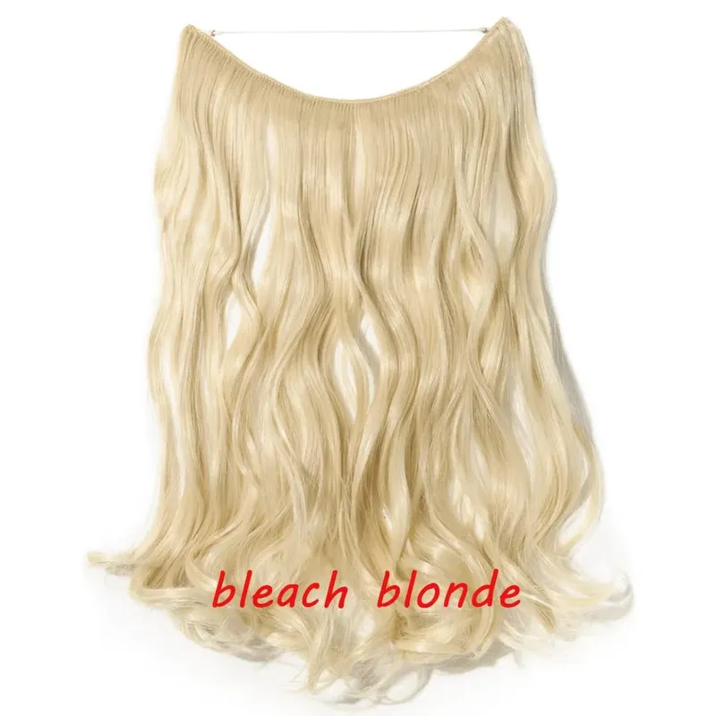 S-noilite 32 kleuren Synthetische Onzichtbare Draad Haarverlenging Clip In Vals Haar Haarstukjes Lange Hair Extensions Voor Vrouwen