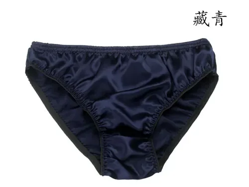 Hot-selling 100% silk panties male mulberry silk trigonometric underwear men briefs