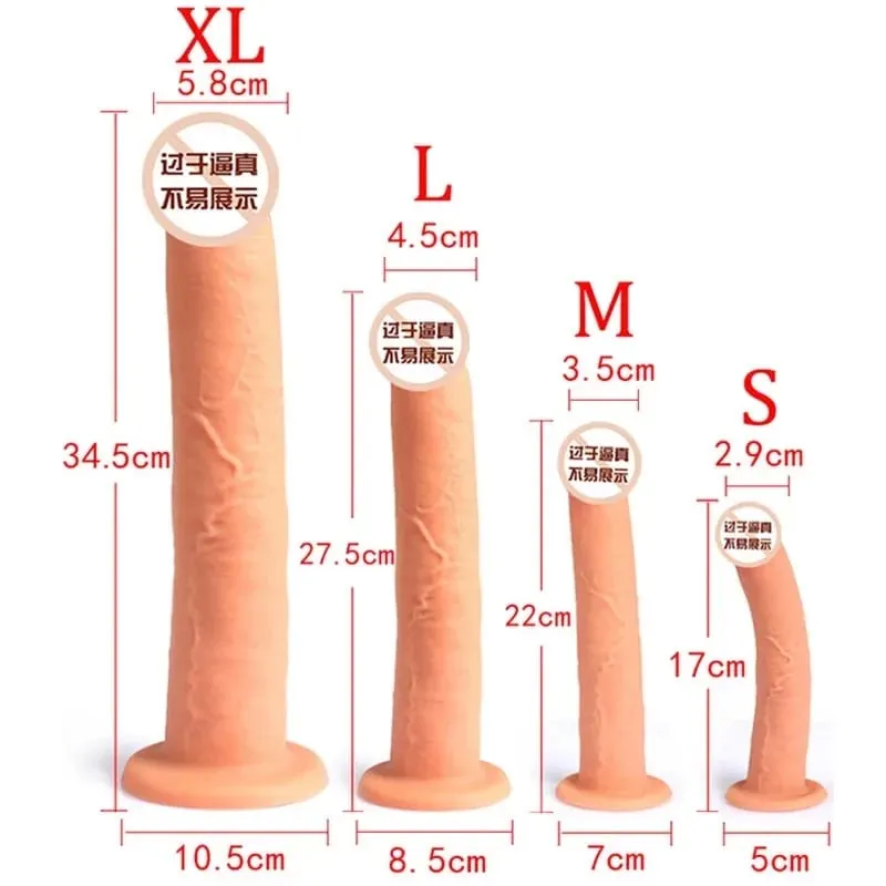 Silikon Yumuşak Süper Büyük Anal Plug Gerçekçi Yapay Penis Butt Plug Dick Vajina Masturbator prostat masaj aleti Seks Oyuncakları Kadın Erkek