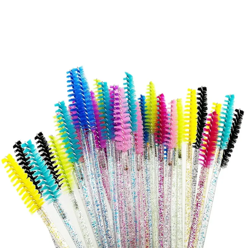 50Pcs Disposable Eyelash Brushes Eyelashes Extension Tools Eyebrow Brush Mascara Wands Applicator Spoolers Eye Lashes Cosmetic — image 4