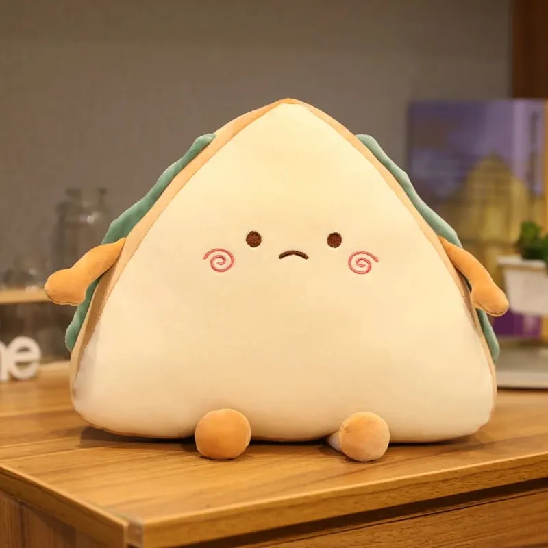 30/40CM Kawaii Soft Sandwich Cake Toy Pillow Creative Home Sofa Cushion Office Simple Pillow Child Birthday Gifts