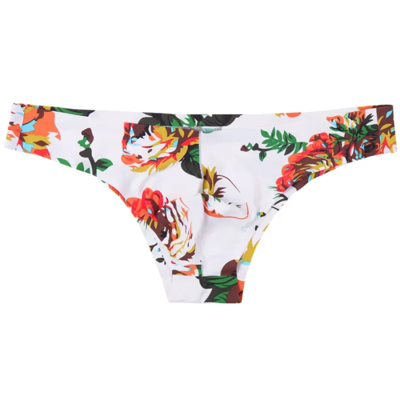 Men Sexy Style Smooth Soft Printed Underwear Men's Thin Underpants Man Low Waist Bikini Ice Silk Briefs Seamless Underwear 817 — image 25