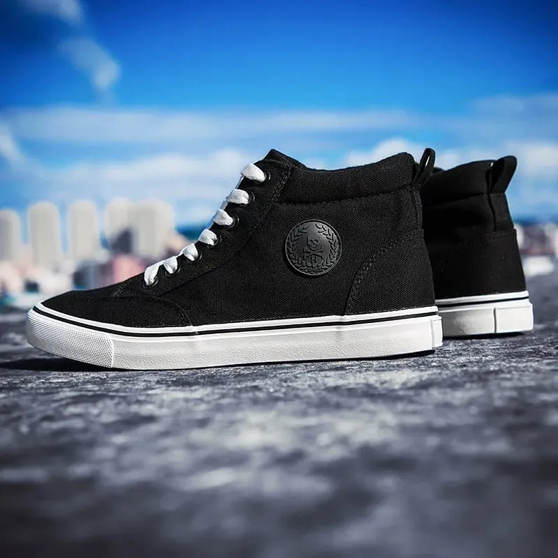 black white