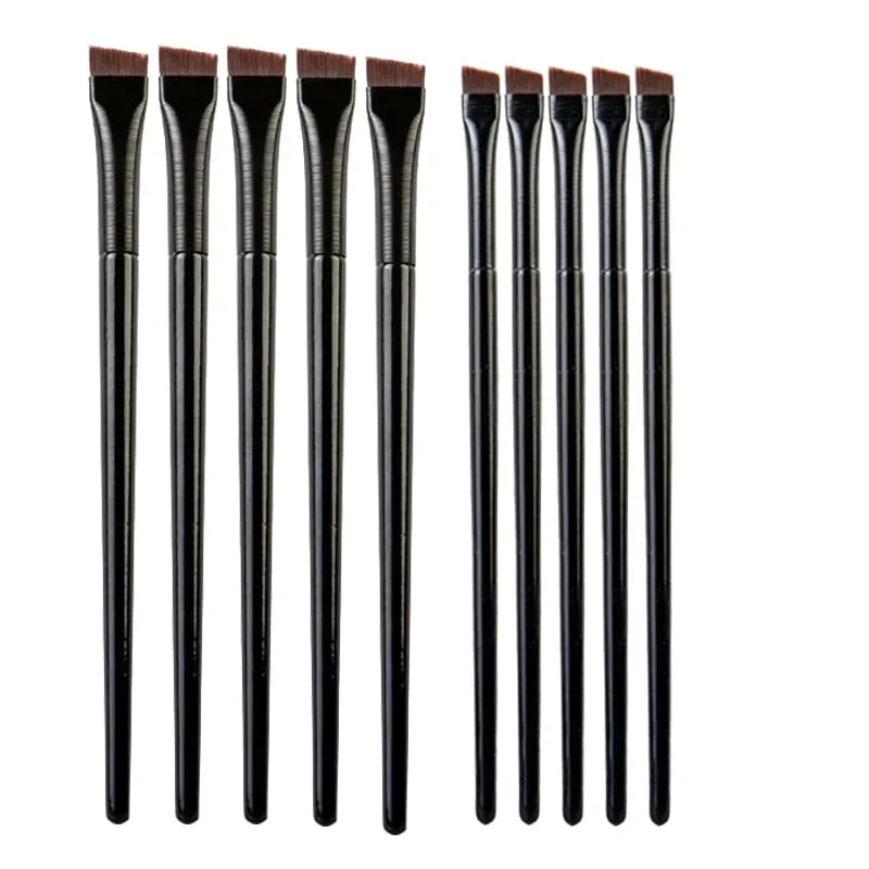 5/10 Pcs Brow Contour Makeup Brushes Eyebrow Eyeliner Brush Professional Super Thin Angled Liner Eye Brush Set Make Up Tools