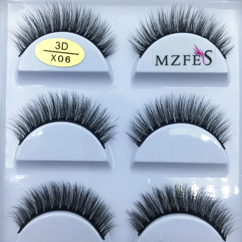 38 Style 5 Pairs Eyelash Natural 3D Mink False Eyelashes Makeup Fake Eye Lashes Faux Cils Make Up Beauty Tools Wholesale