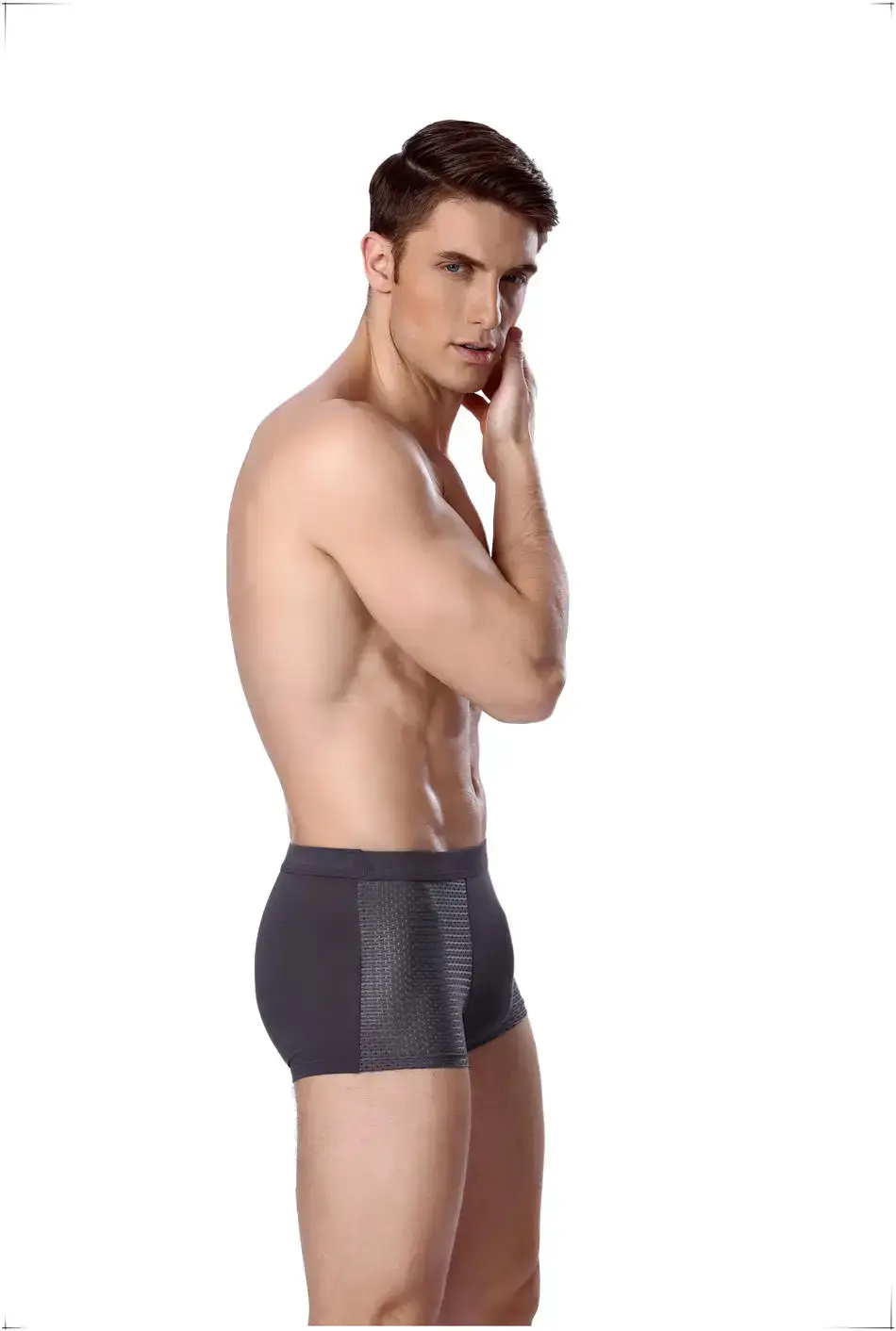 8 pcs/Lot sous-vêtements Boxer shorts hommes caleçons hommes maille été homme sexy pochette chaude culottes grandes tailles 5xl 6xl 7xl 8xl troncs