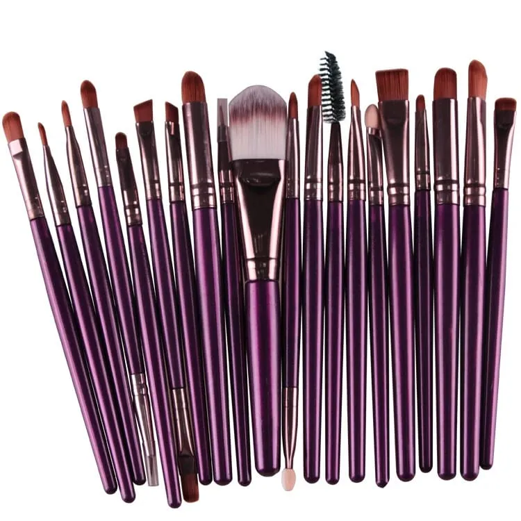 20Pcs Makeup Brush Set Cosmetic Powder Eye Shadow Eyeliner Foundation Blush Blend Beauty Woman Makeup Brushes Maquiagem