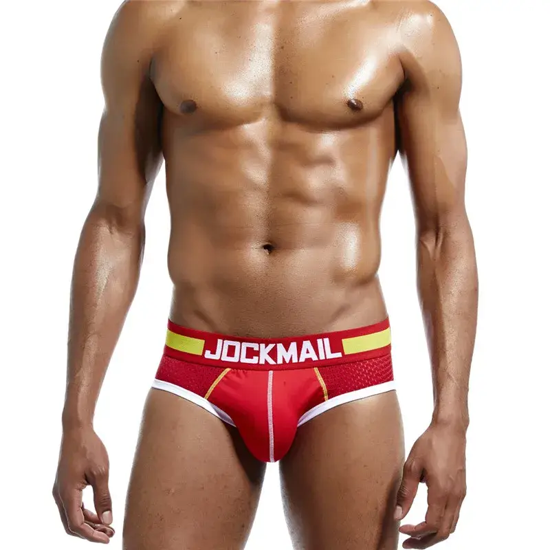 Malha de algodão roupa interior masculina moda cintura baixa briefs shorts esportes casuais boxer troncos