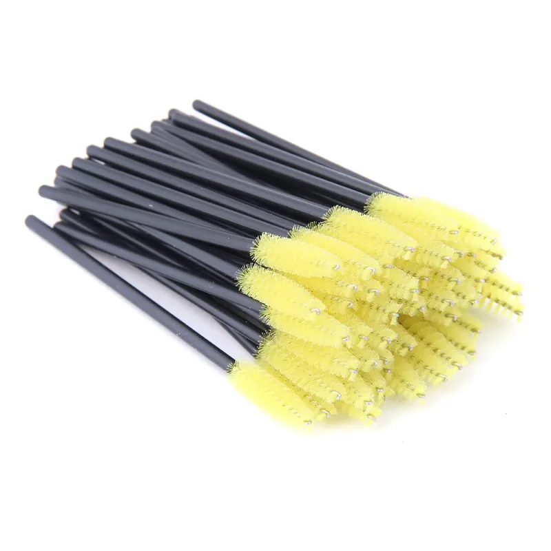 Good Quality 5/50 Pcs Crystal Eyelash Makeup Brushes Diamond Handle Mascara Wands Eyelash Extension Tools