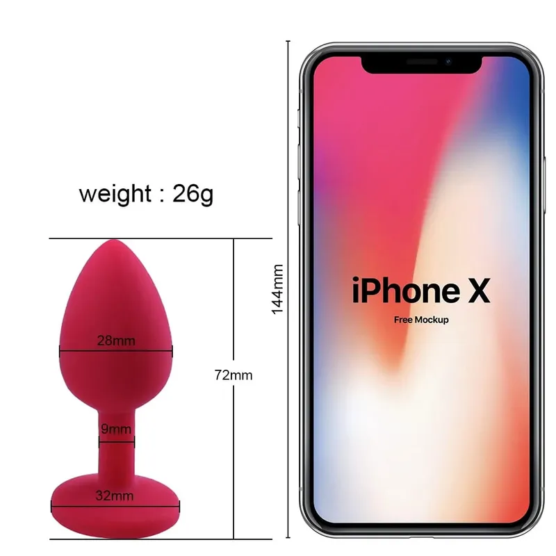 S/M/L 100%Silicone Butt Plug Anal Plugs Unisex Sex Stopper 3 Different Size Adult Toys for Men/Women Anal Trainer For Couples SM