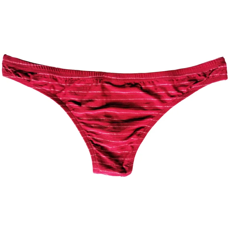 5 férfi szexi nadrág csíkos bikini légáteresztő puha fehérnemű Cucea alsónadrág férfi kényelmes meleg nadrág Cueca férfi bugyi C903-1