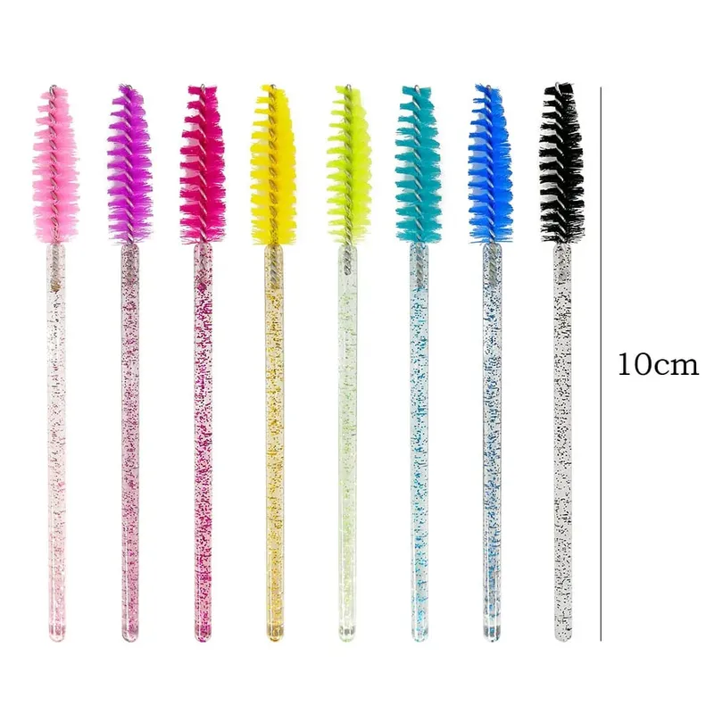 50Pcs Disposable Eyelash Brushes Eyelashes Extension Tools Eyebrow Brush Mascara Wands Applicator Spoolers Eye Lashes Cosmetic — image 3