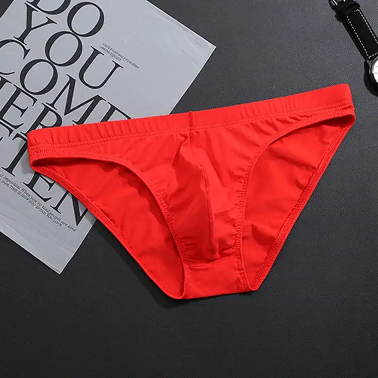Herenondergoed Effen Kleur Zomer Katoenen Onderbroek Mannelijke Shorts Sexy Slips Big Size Naadloze Man Slipje Voor Mannen