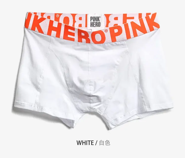 4 stuks PINKHERO mode-onderbroeken voor heren, stijlvol comfortabel en zacht slip Homme, katoenen ondergoed boxershorts, Calzoncillos Hombre