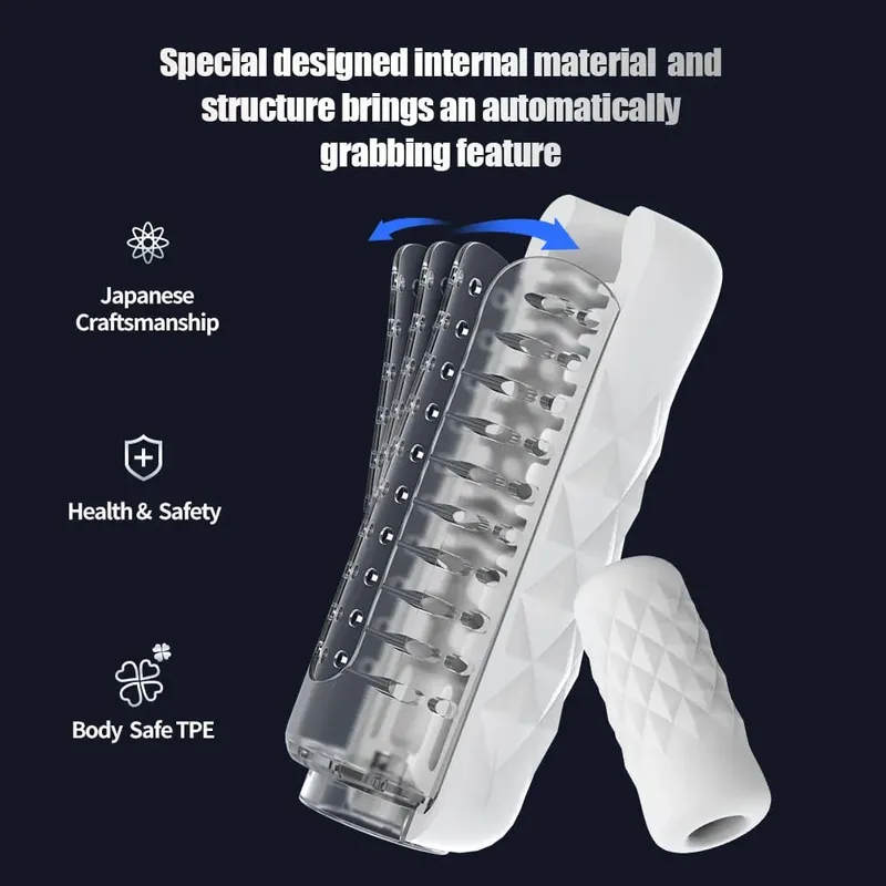 DRY WELL Automatic Thrusting Male Masturbator Pusher Speed Control Realistic Vagina HIFI Bluetooth Speaker Sex Toys for Men — image 4