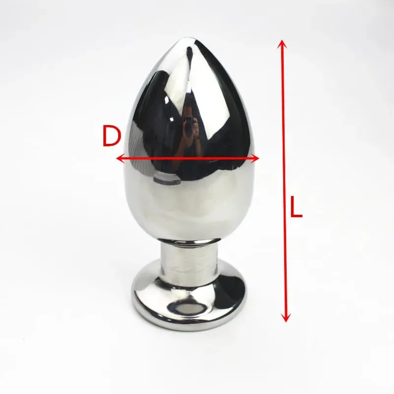 15 Sizes Stainless Steel Anal Dildo Butt Balll Plug Solid Metal Anus Dilator Anal Sex Toys for Adults HH8-1-75 — image 5