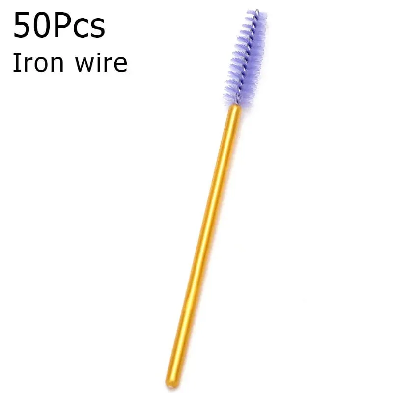 50Pcs Disposable Eyelash Brushes Eyelashes Extension Tools Eyebrow Brush Mascara Wands Applicator Spoolers Eye Lashes Cosmetic — image 24