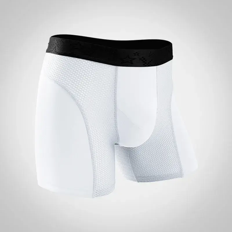 Mens Underwear Modal Boxers Shorts Hombre Solid Mesh Breathable Pouch Panties Man Long Leg Underpants Cueca Calzoncillos XL-6XL