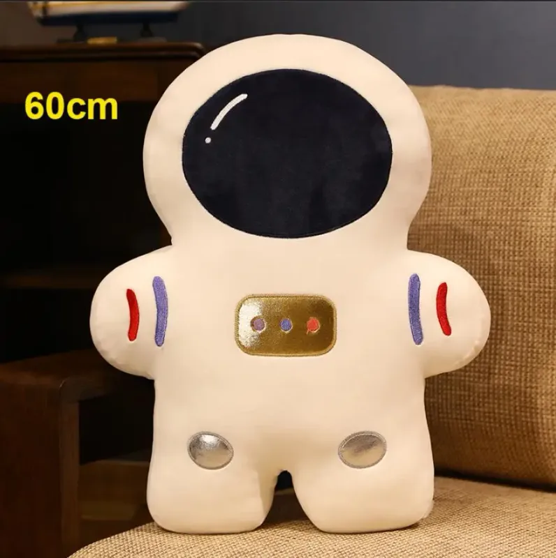 Creative Stuffed Pillow Space Astronaut Plush Toys Funny Simulation Mars Aviation Cushion for Children Boys Birthday Gift