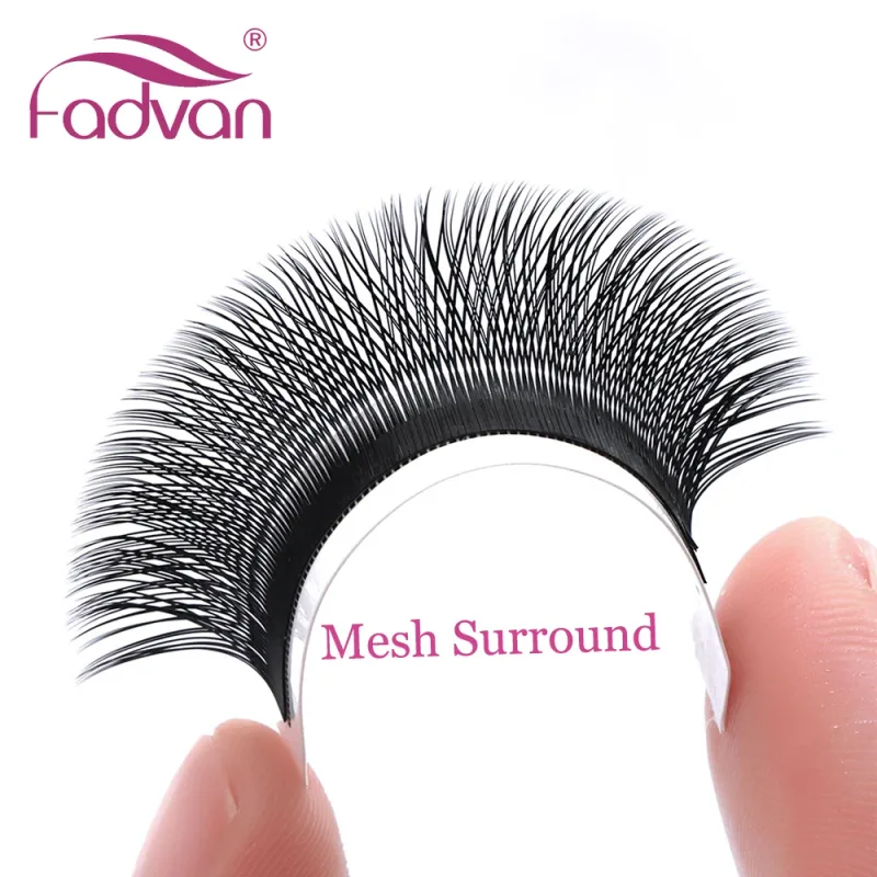 Fadvan Y-Form falsche Wimpernverlängerung YY Braun/Schwarz C/D/L/LU/L+ Curl Fox Eye — image 4