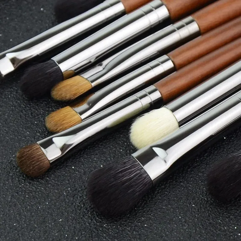 1pc Eye Makeup brushes Eyeshadow make up smudge highlighter crease eyebrow detail smoky eye brush Goat hair
