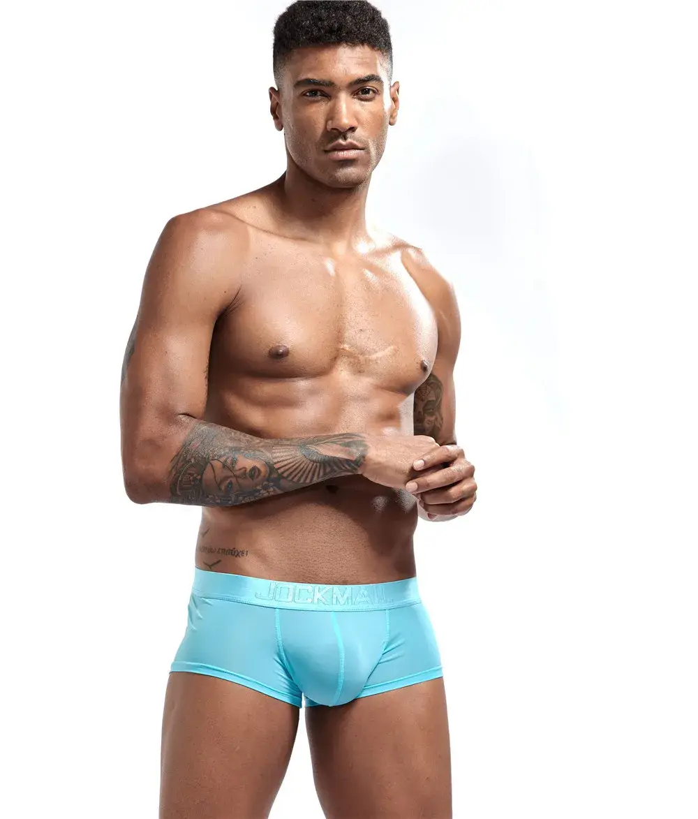 Jockmail Mens Panties Sexy Boxer Translucent Seamless Hombre Ice Silk Calcinhas New Brazilian Underwear Funny Lenceria De Hombre — image 19