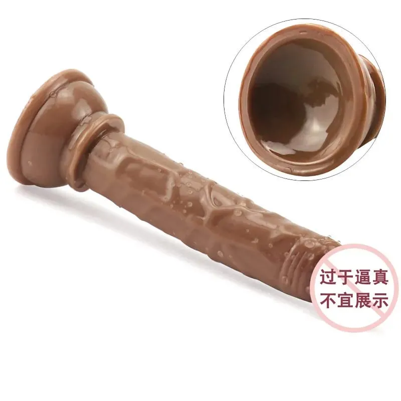 Erotic Soft Jelly Dildo Anal Butt Plug Realistic Penis Strong Suction Cup Dick Toy for Adult G-spot Orgasm Sex Toys for Woman — image 4