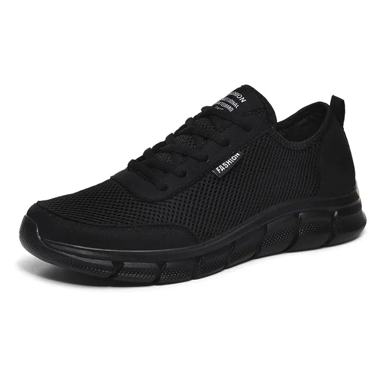 Men Shoes 2020 Summer Sneakers Breathable Casual Shoes Fashion Comfortable Lace up Men Sneakers Mesh Flats Plus Size 38-48