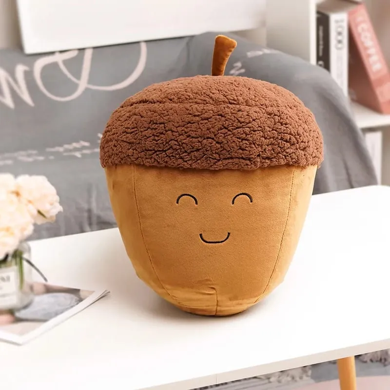 Cute Cloud Plush Pillow Stuffed Soft Creative Family Bread Poached Egg Chestnut Hermit Crab Toy Car Pillow Home Decor Kids Toys — image 16