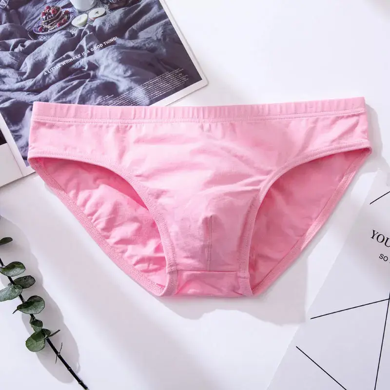 Men's Underwear Male Sexy Solid Briefs Underpants for Men Brief Cotton Adult Panties Mens Bikini Pant Men Sexy Slip Hombre 1805