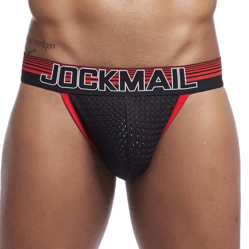 Ropa interior Sexy para Hombre, Tanga para Hombre, ropa interior Gay de malla, Bikini, Calzoncillos para Hombre, pantalones cortos deslizantes, bragas masculinas, suspensorio transpirable