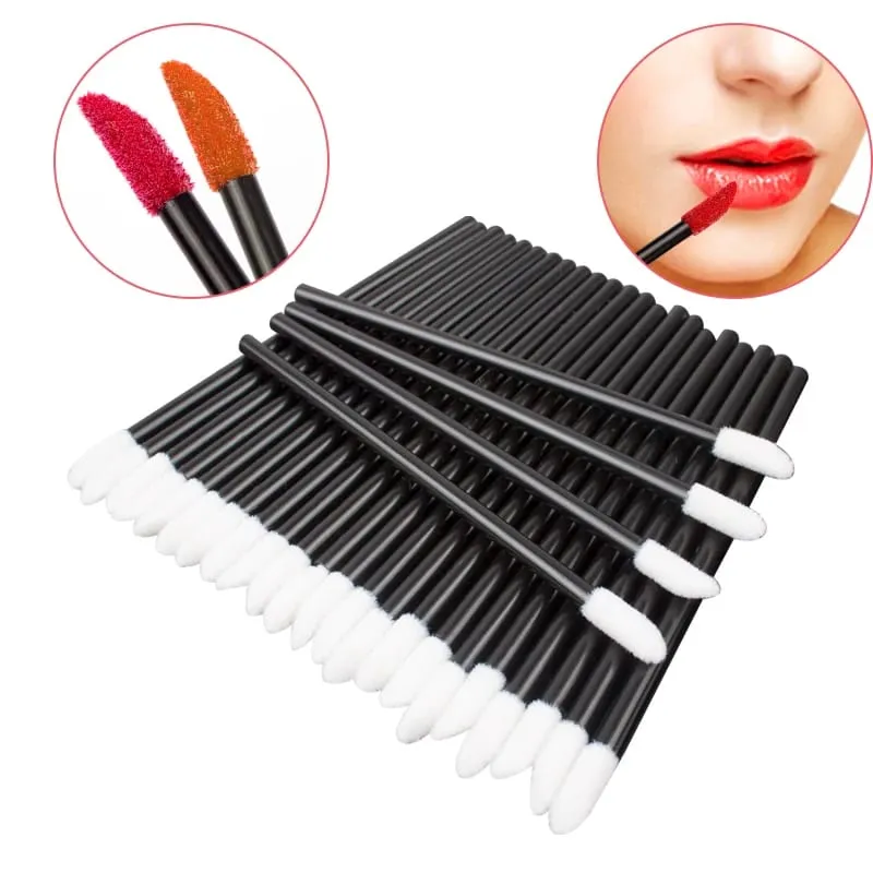 Bulk 50/500/2000Pcs Lip Brush Professional Applicators Wholesale Lipstick Wands Women Lip Gloss Brushes Make up Tool Accessories