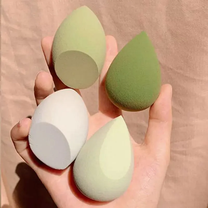4pcs/bag Fashion Make up Blender Cosmetic Puff Makeup Sponge Foundation Powder Sponge Beauty Tool Makeup Tool Accessories — image 3