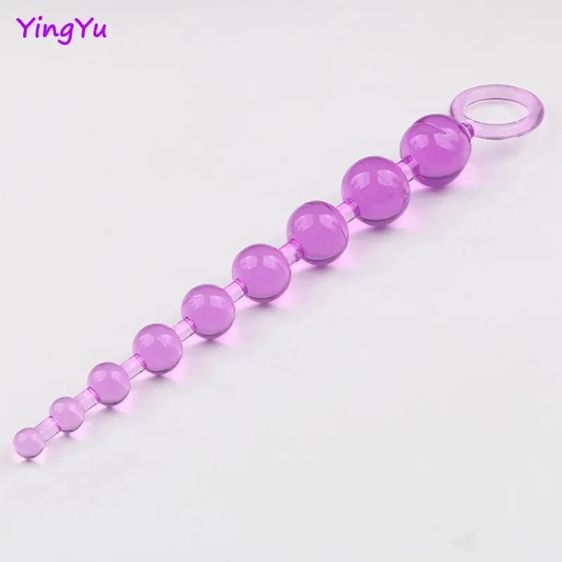 Plastic Anal Beads for Wome Men Adult Sex Toys Gay Anus Stimulator Prosate Massage Buttplug Anal Beads G spot Orgasm Props 18+