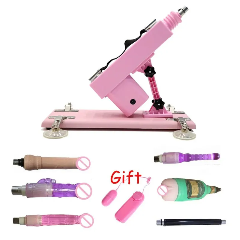 Strong Motor Automatic Vibartor Sex Machine with Dildo Attachments Adjustable Gun Love Machine Sex Toys for Man Women Adult Game