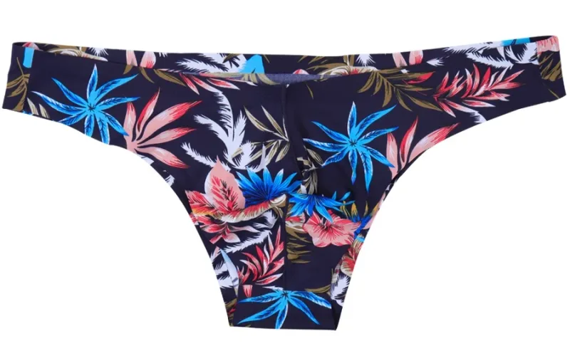 Men Sexy Style Smooth Soft Printed Underwear Men's Thin Underpants Man Low Waist Bikini Ice Silk Briefs Seamless Underwear 817 — image 14
