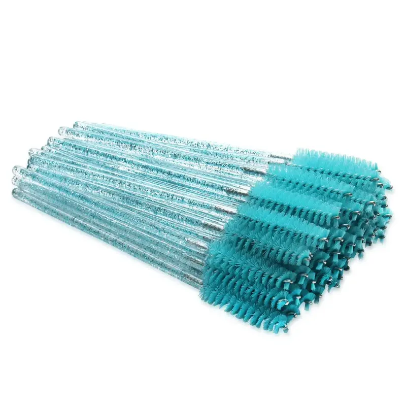 50Pcs Eyelash Brushes Makeup Brushes Disposable Mascara Wands Applicator Multicolors Eye Lashes Cosmetic Brush Makeup Tools