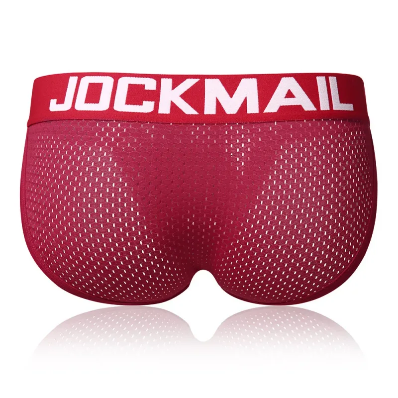 Ropa interior Sexy para Hombre, Tanga para Hombre, ropa interior Gay de malla, Bikini, Calzoncillos para Hombre, pantalones cortos deslizantes, bragas masculinas, suspensorio transpirable