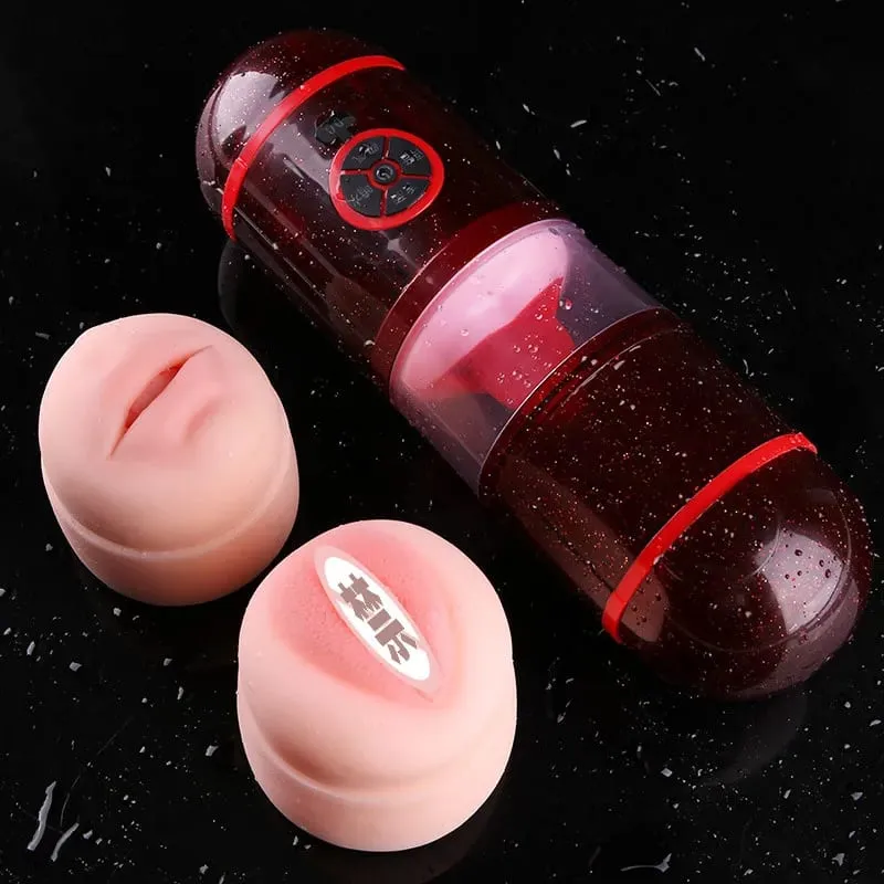 6 ngôn ngữ Giọng Nói BF/Âm Đạo Nam Masturbator Cốc Lưỡi Tự Động Liếm Dương Vật Túi Âm Hộ Sâu Họng Quan Hệ Tình Dục Bằng Miệng Đồ Chơi Người Đàn Ông