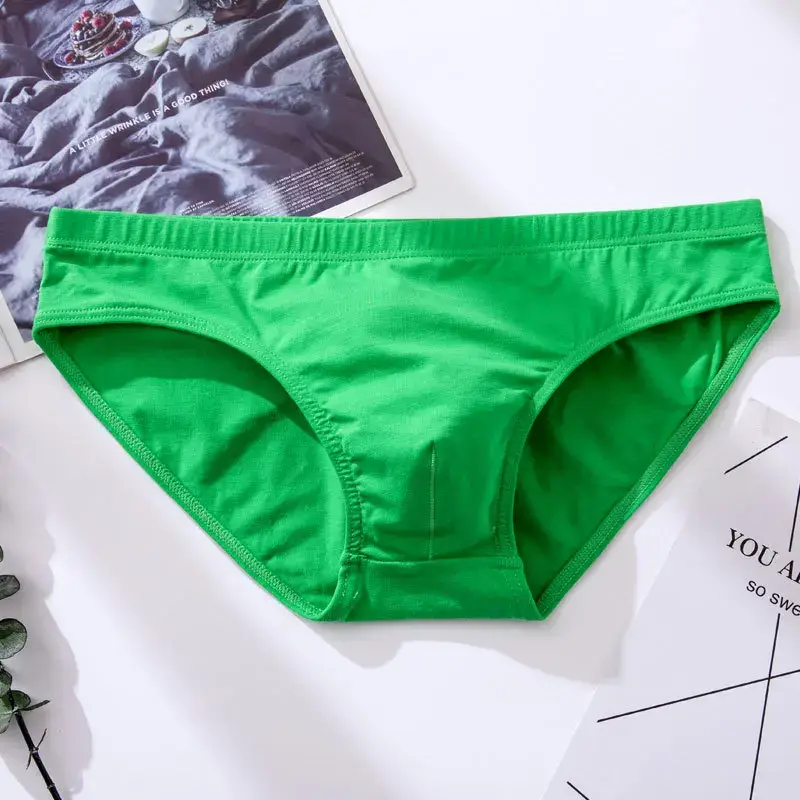 Men's Underwear Male Sexy Solid Briefs Underpants for Men Brief Cotton Adult Panties Mens Bikini Pant Men Sexy Slip Hombre 1805