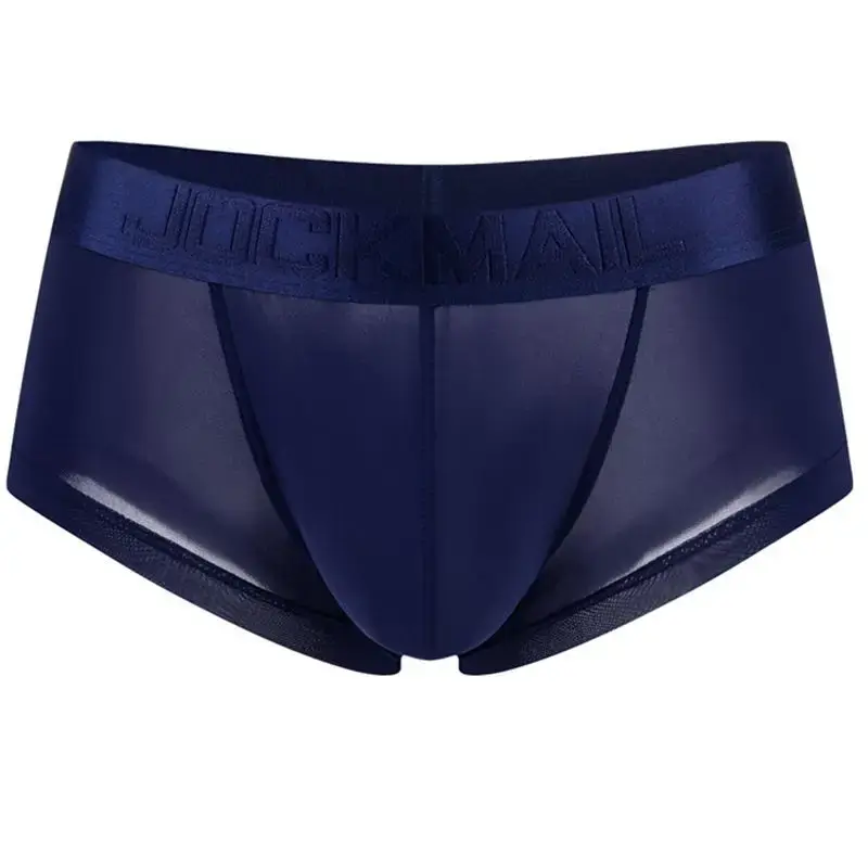 Jockmail Mens Panties Sexy Boxer Translucent Seamless Hombre Ice Silk Calcinhas New Brazilian Underwear Funny Lenceria De Hombre — image 24
