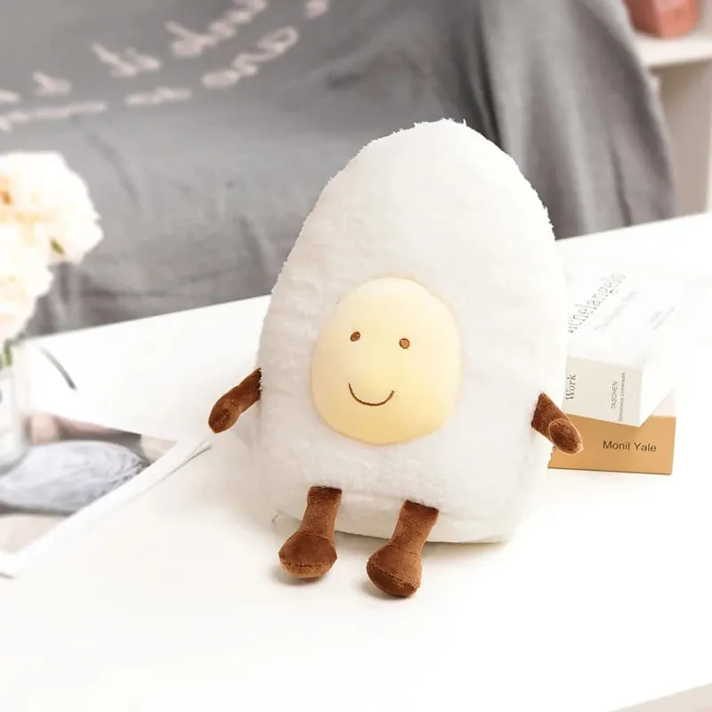 Cute Cloud Plush Pillow Stuffed Soft Creative Family Bread Poached Egg Chestnut Hermit Crab Toy Car Pillow Home Decor Kids Toys — image 15