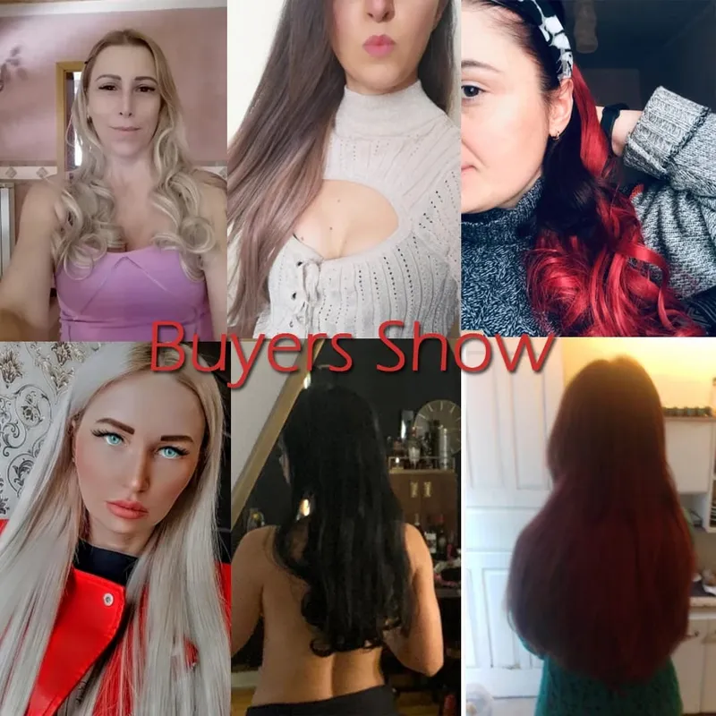 Synthetic Invisible Wire No Clips In Hair Extensions Secret Fish Line Hairpieces Hair Extensions Fake Hair For Women