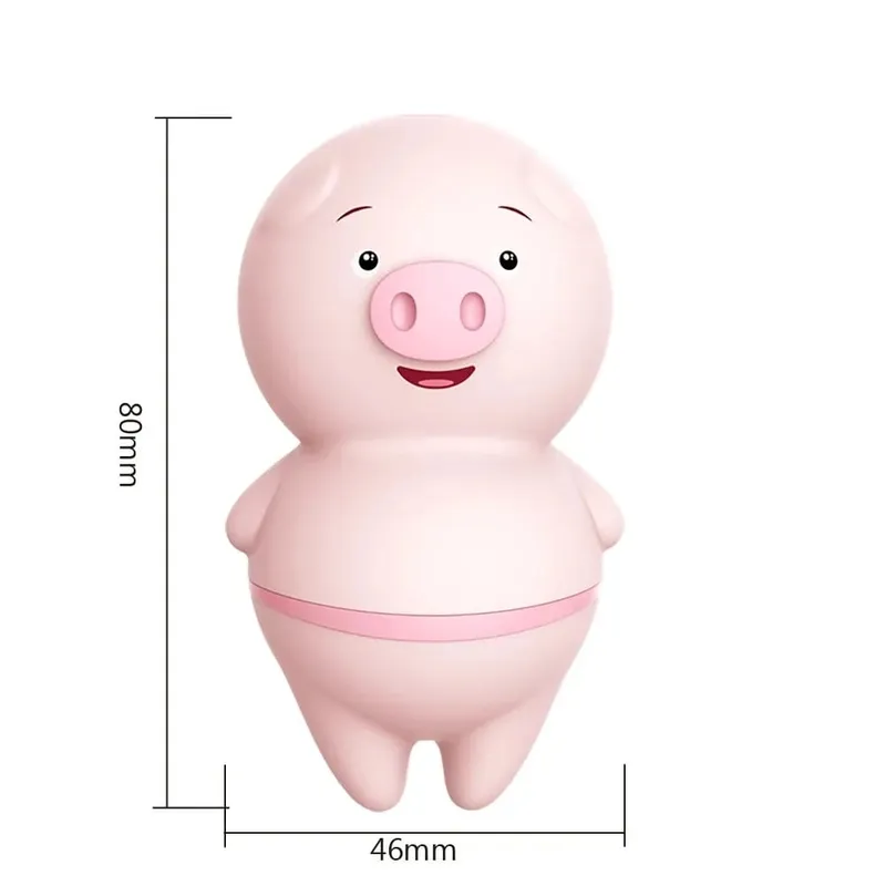 Vibradores para lamer lengua de cerdo rosa, masajeador de pezones y clítoris Anal, producto para adultos, máquina sexual erótica, 6/2 modos, Juguetes sexuales femeninos