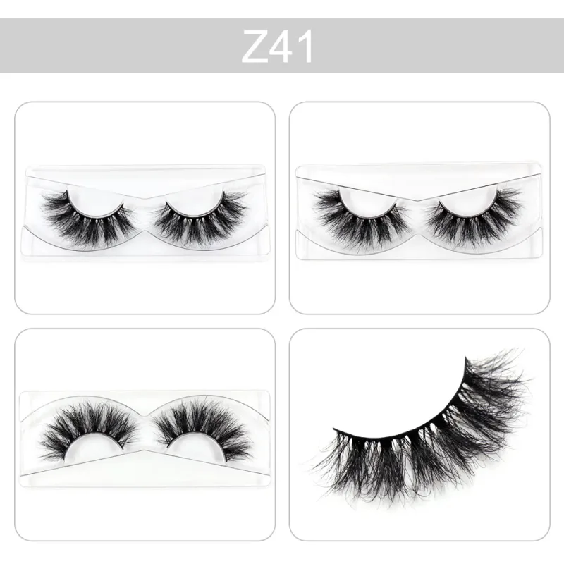 Makeup Lashes 3D Mink Eyelashes Wispy Volume False Lashes Dramatic Lash Natural Fuffy Lashes Full Finish Glamorous Eye