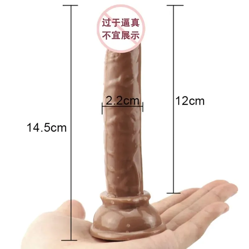 Erotic Soft Jelly Dildo Anal Butt Plug Realistic Penis Strong Suction Cup Dick Toy for Adult G-spot Orgasm Sex Toys for Woman — image 2