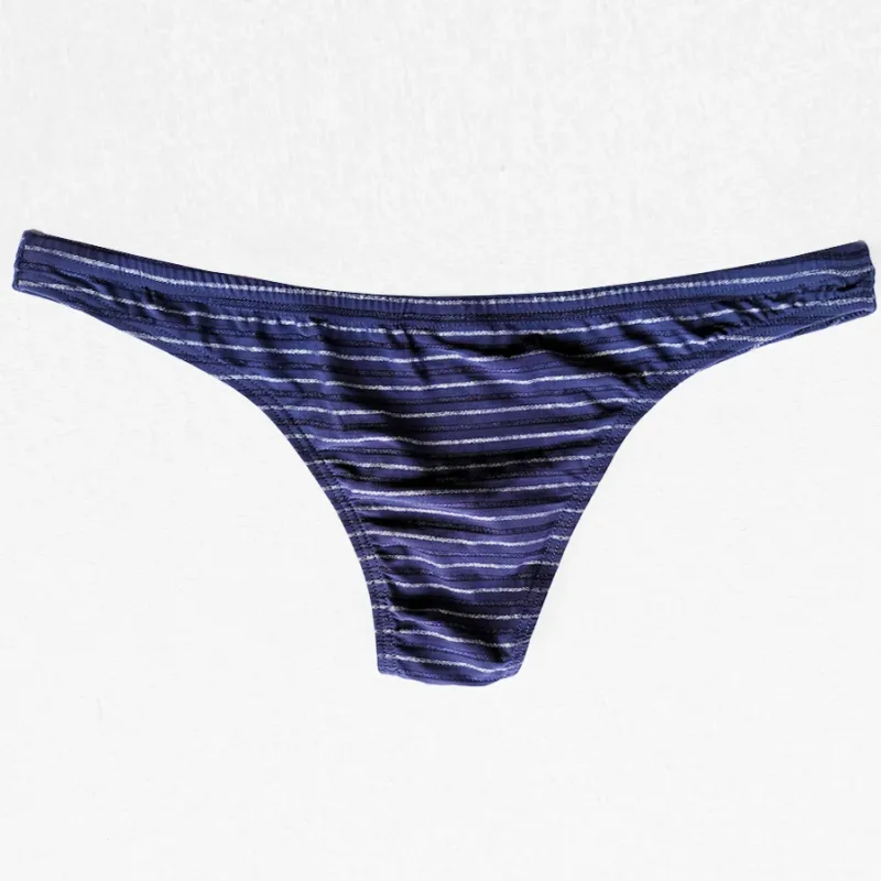 5 férfi szexi nadrág csíkos bikini légáteresztő puha fehérnemű Cucea alsónadrág férfi kényelmes meleg nadrág Cueca férfi bugyi C903-1