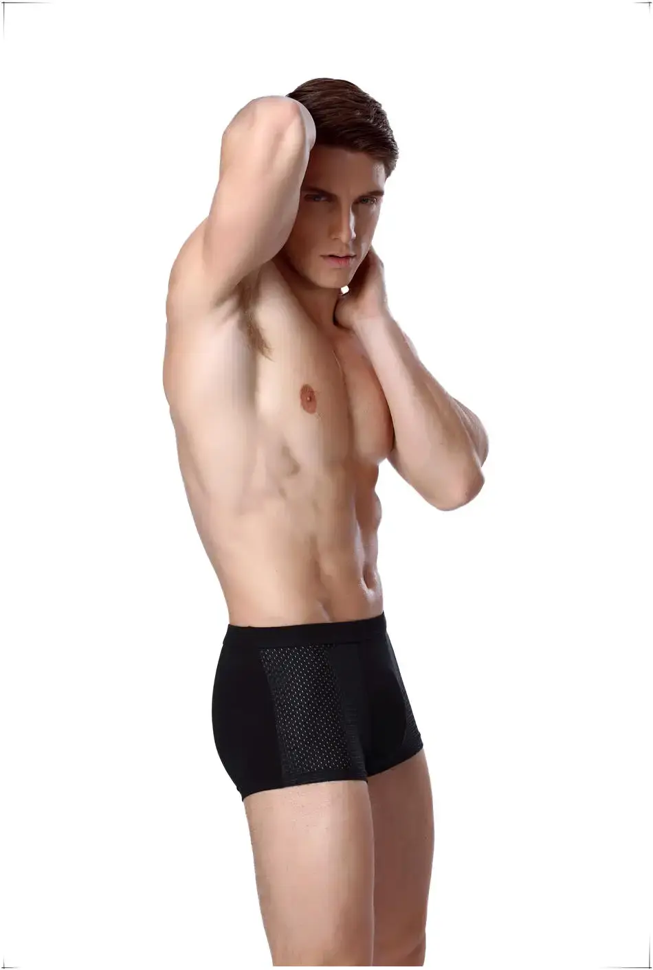 8 pcs/Lot sous-vêtements Boxer shorts hommes caleçons hommes maille été homme sexy pochette chaude culottes grandes tailles 5xl 6xl 7xl 8xl troncs